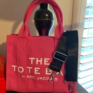 Marc Jacobs pink canvas tote.